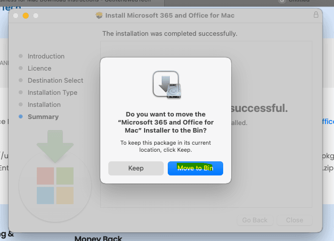 Close Installer