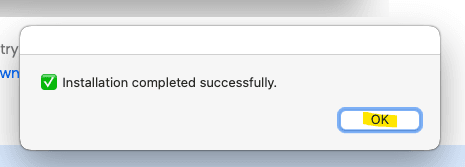 Activation Complete