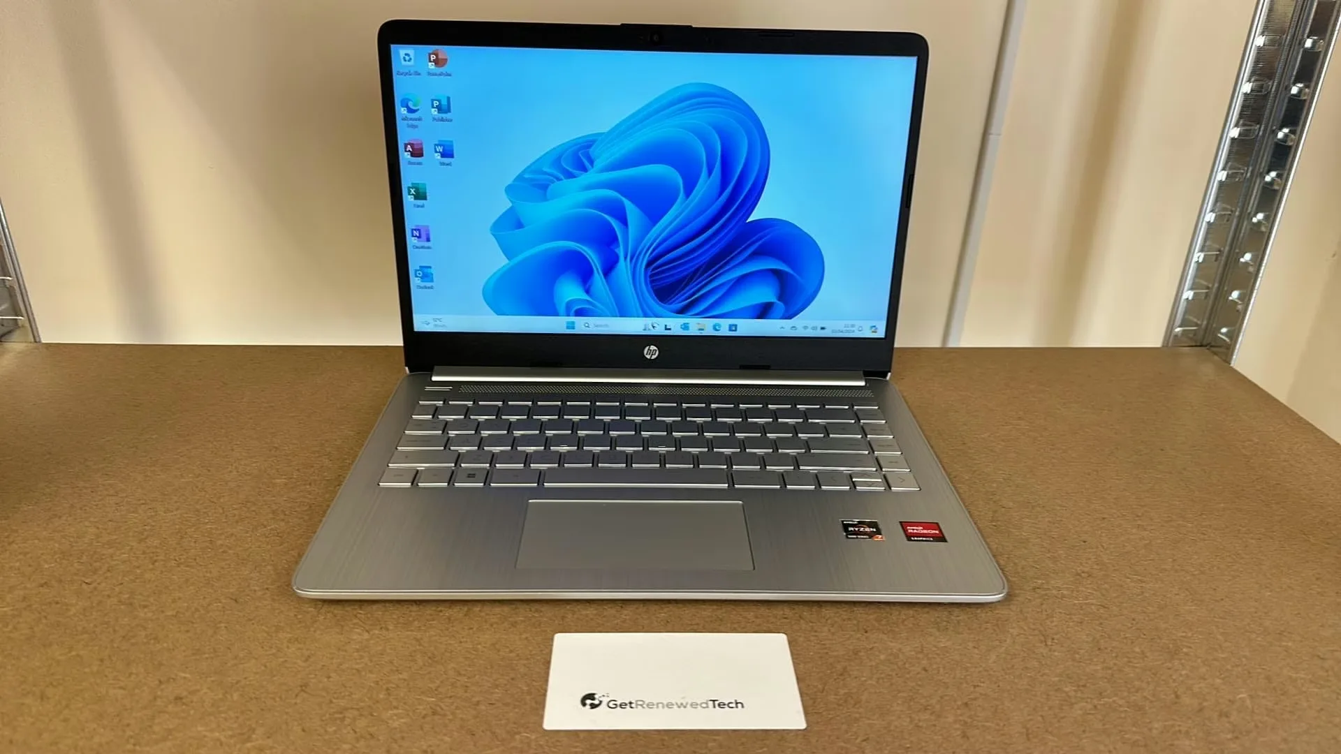 HP 14s-fq1005na - AMD Ryzen 7 5700U with Radeon Graphics - 8GB RAM - 512GB SSD - 14" Screen with Windows 11 Pro and Office 2021 Professional Plus - main product image