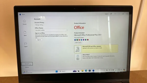 Lenovo ThinkPad Yoga 370 - Intel Core I5-7300U - 16GB RAM - 256GB SSD - 13.3" Screen with Windows 11 Pro and Office 2021 Professional Plus - product detail image 3 of 9