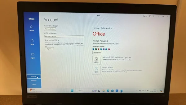 Lenovo Thinkpad L480 - Intel Core I5-8250U - 8GB RAM - 128GB SSD - 14" Screen with Windows 11 Pro and Office 2021 Professional Plus - product detail image 6 of 10
