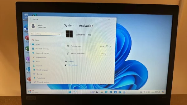 Lenovo Thinkpad L480 - Intel Core I5-8250U - 8GB RAM - 128GB SSD - 14" Screen with Windows 11 Pro and Office 2021 Professional Plus - product detail image 7 of 10