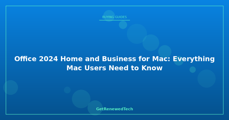 Office 2024 Home and Business for Mac Guide